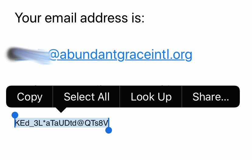 password highlighted