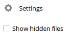 Hidden Files