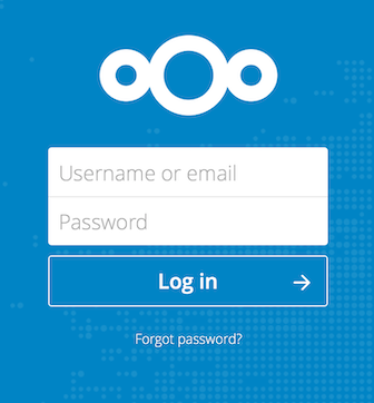 Nextcloud login